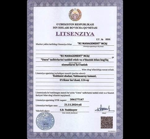 Umra rasmiy tartibda